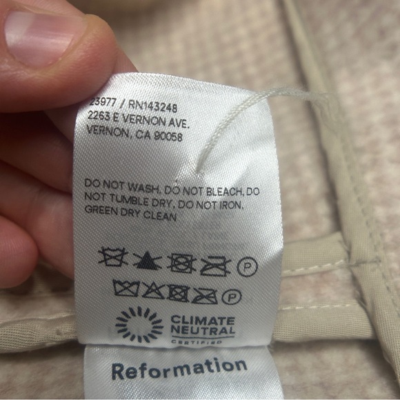 EUC Reformation Double-Breasted Women's Coat Size XL - Picture 13 of 15